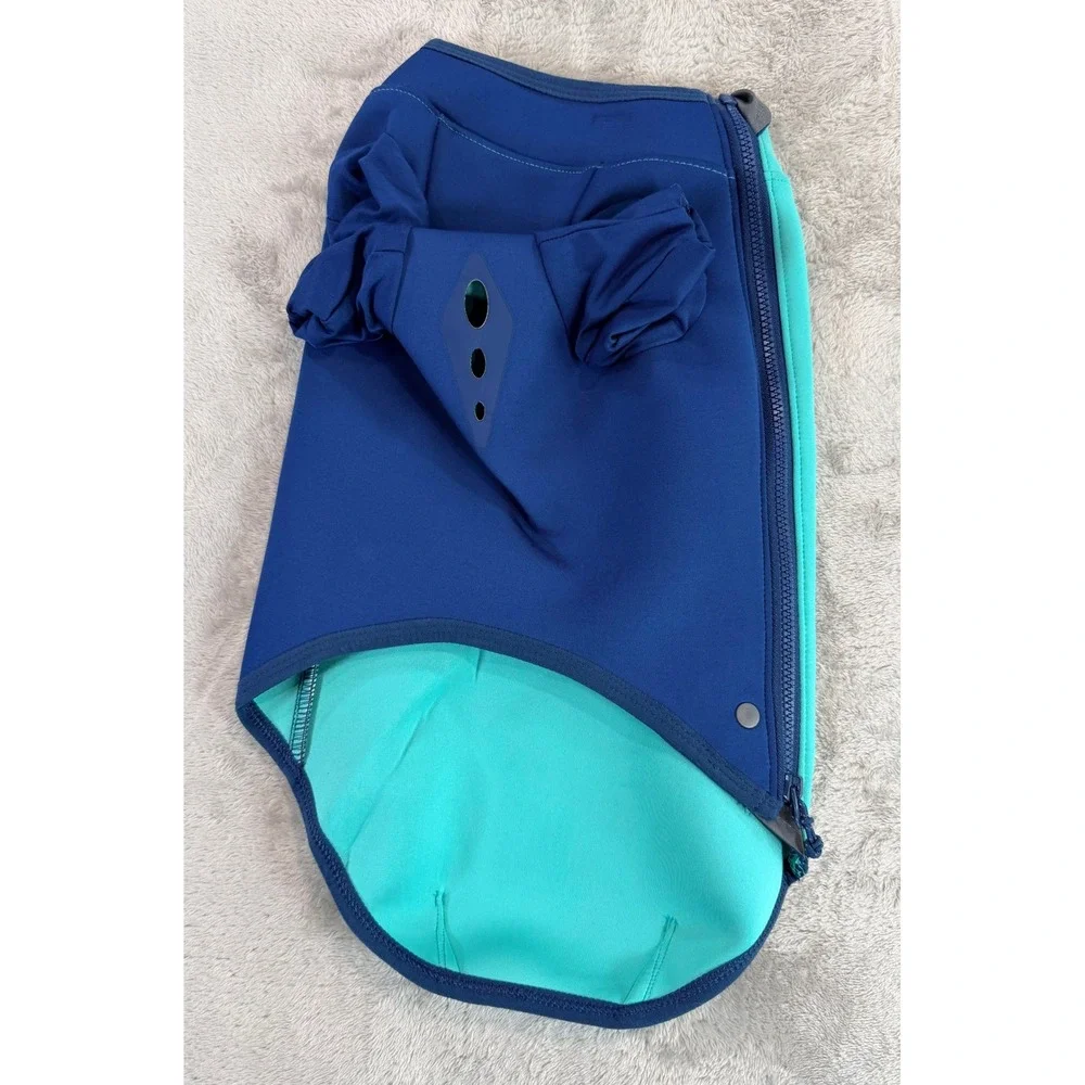 NWT Ruffwear Dog Undercoat Water Jacket Neoprene Teal Blue XS